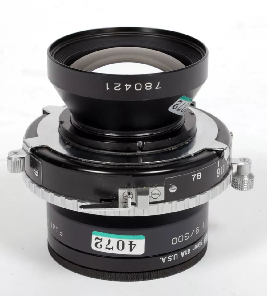 Fuji Fujinon A 300mm F9 EBC Lens in Copal #1 Shutter (Covers 8X10) #4072 |  CatLABS